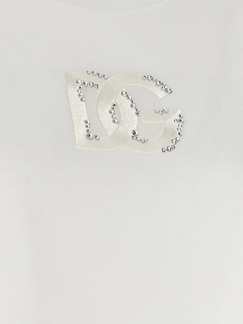 Dolce & Gabbana Logo Embroidery T-Shirt