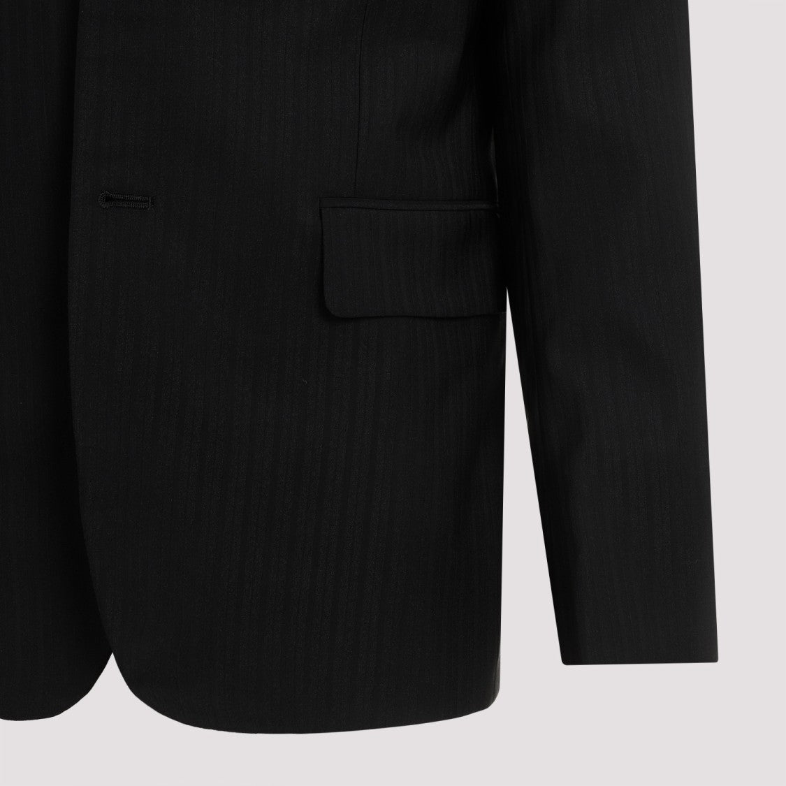 Comme Des Garçons Black Wool Jacket