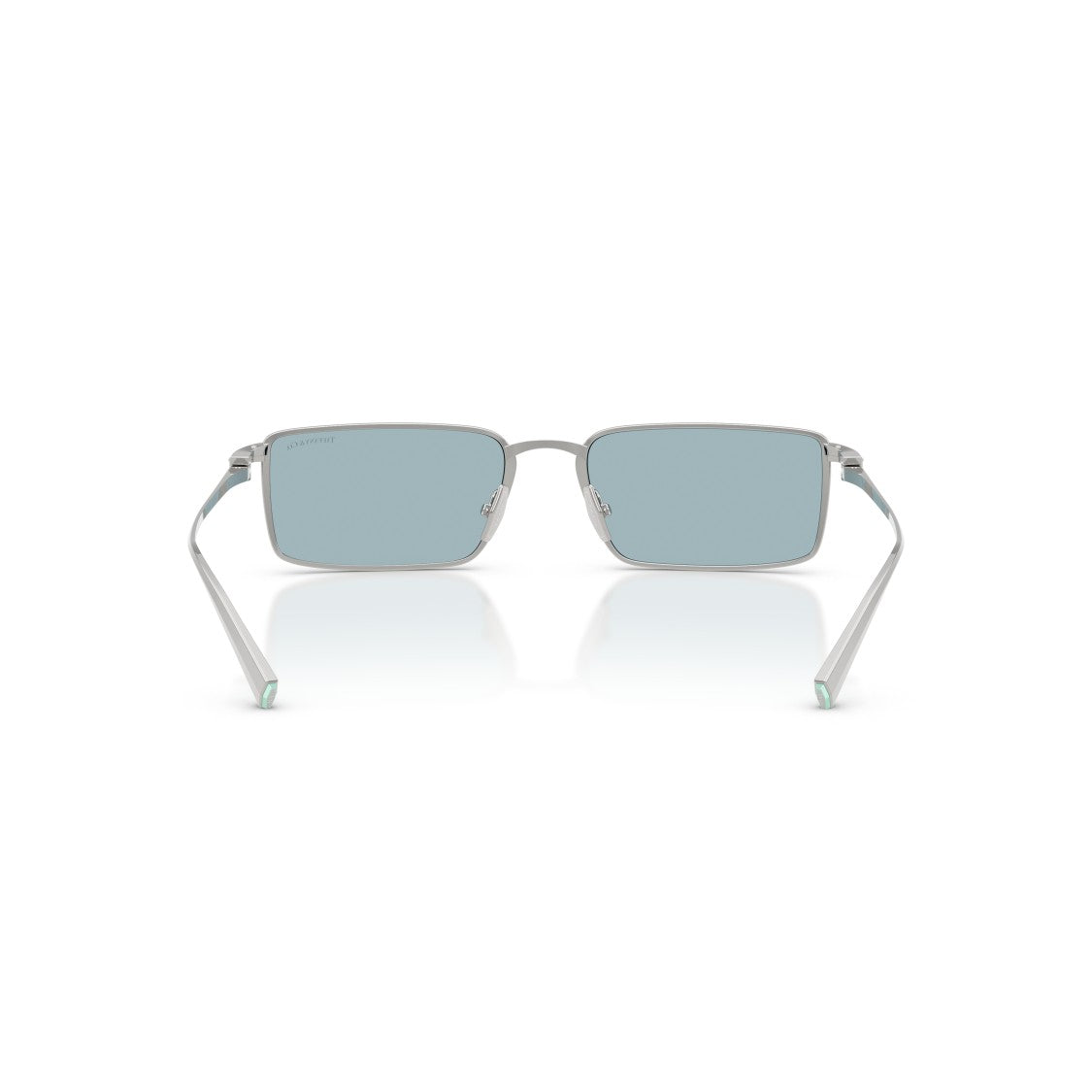 Tiffany & Co. Tf3121kb Sunglasses Rectangular Silver - Blue