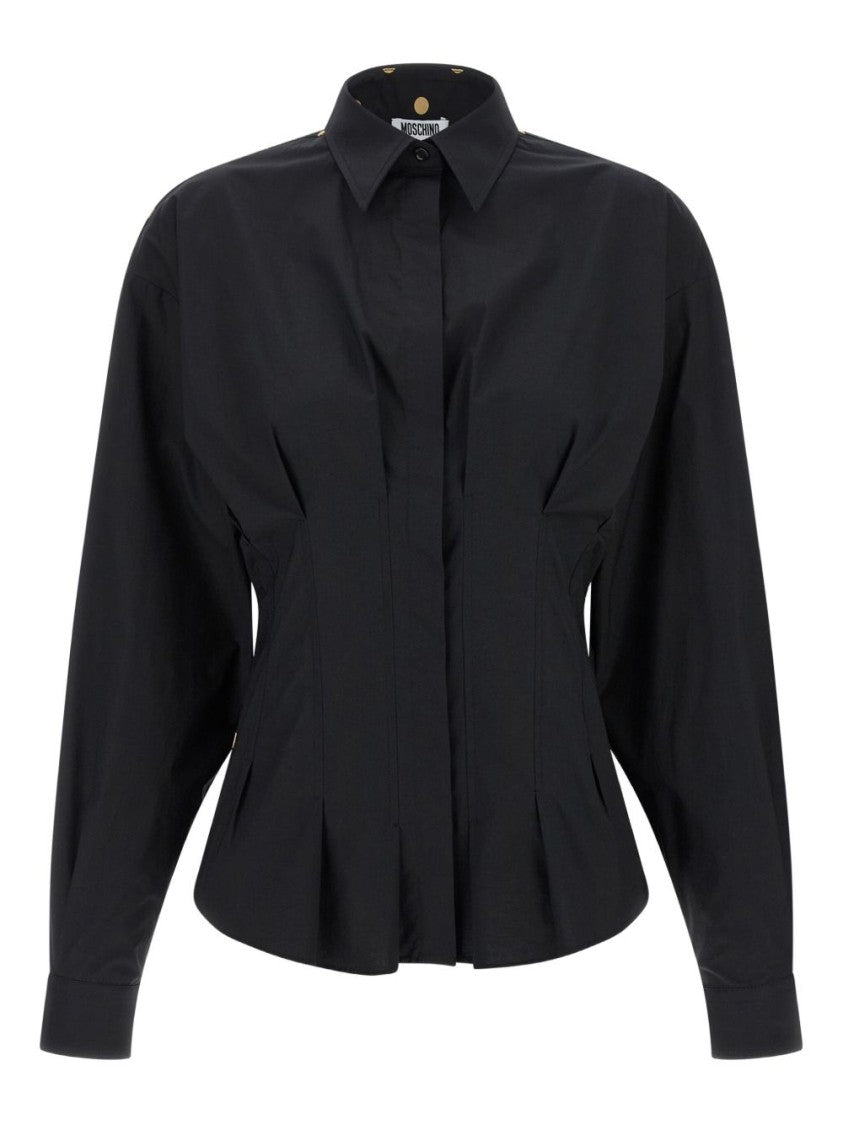 Moschino Long-Sleeved Top With Collared Neckline