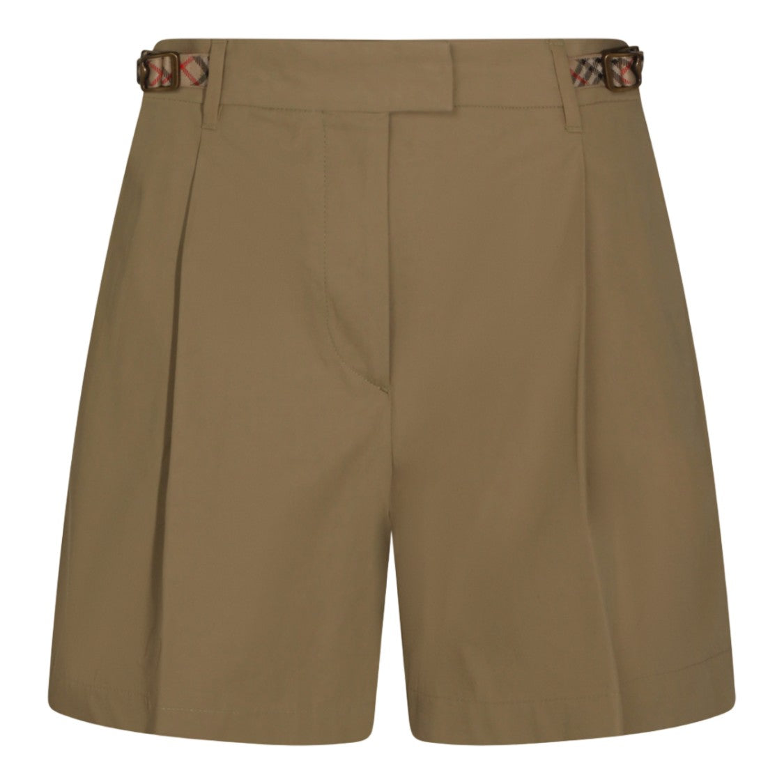 Burberry Tailored Brown Shorts With Classic Straight Cut