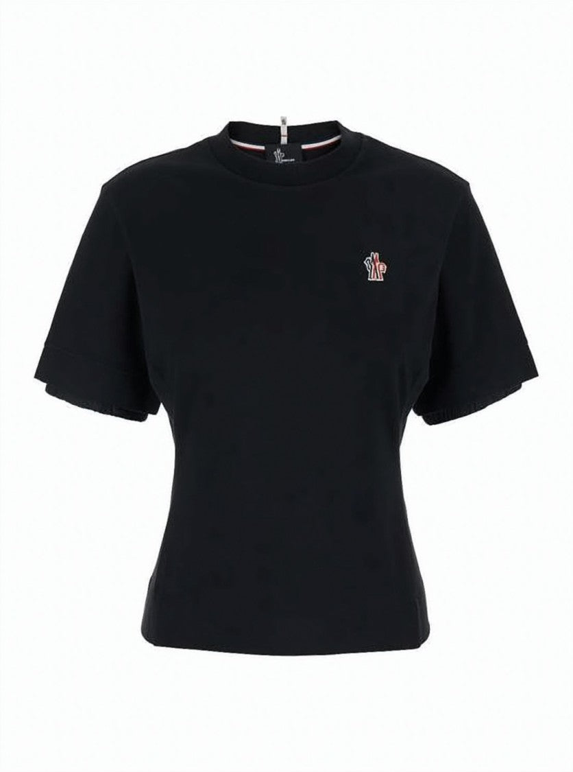 Moncler Short-Sleeved T-Shirt With Bold Stripe Detail