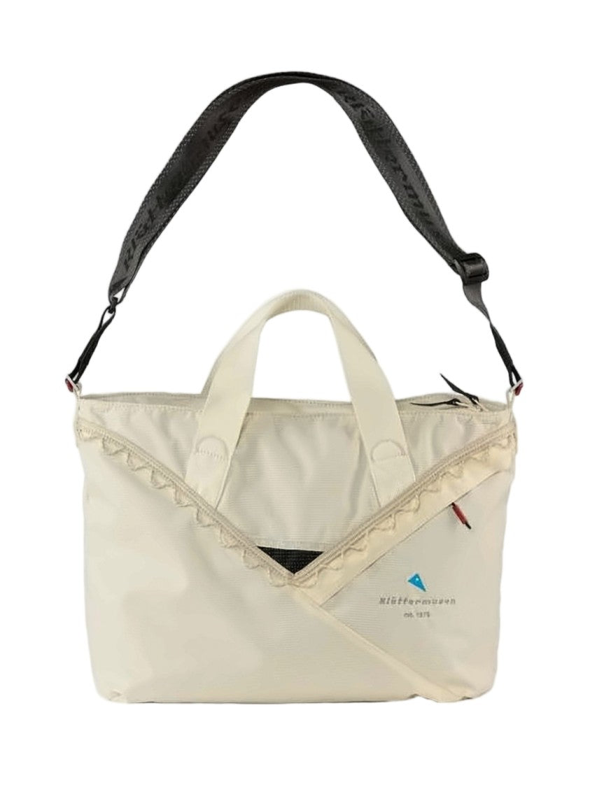 Klattermusen Rectangular Tote Bag With Subtle Ruffle And Logo Detail