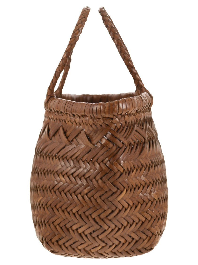 Dragon Triple Jump Small - Woven Leather Bag