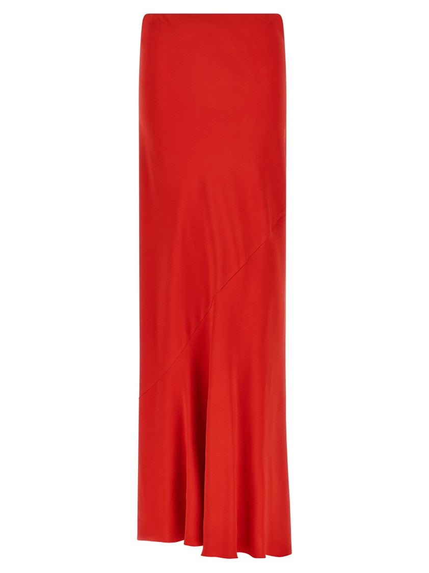 Ermanno Scervino Mermaid-Style Maxi Skirt In Viscose Crepe De Chine