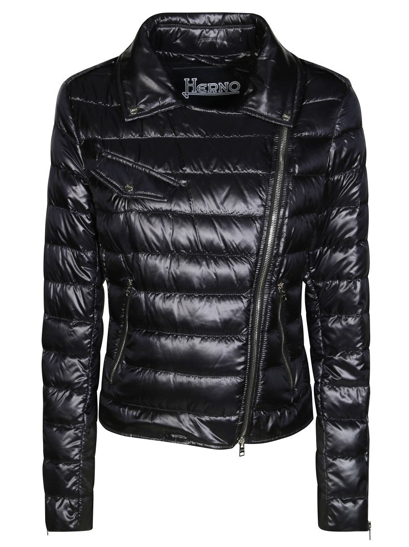 Herno Fitted Black Puffer Jacket