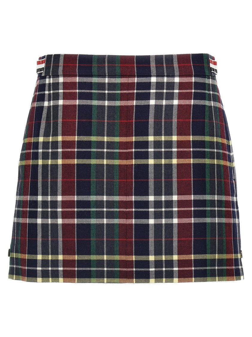 Thom Browne Tartan Twill Skirt