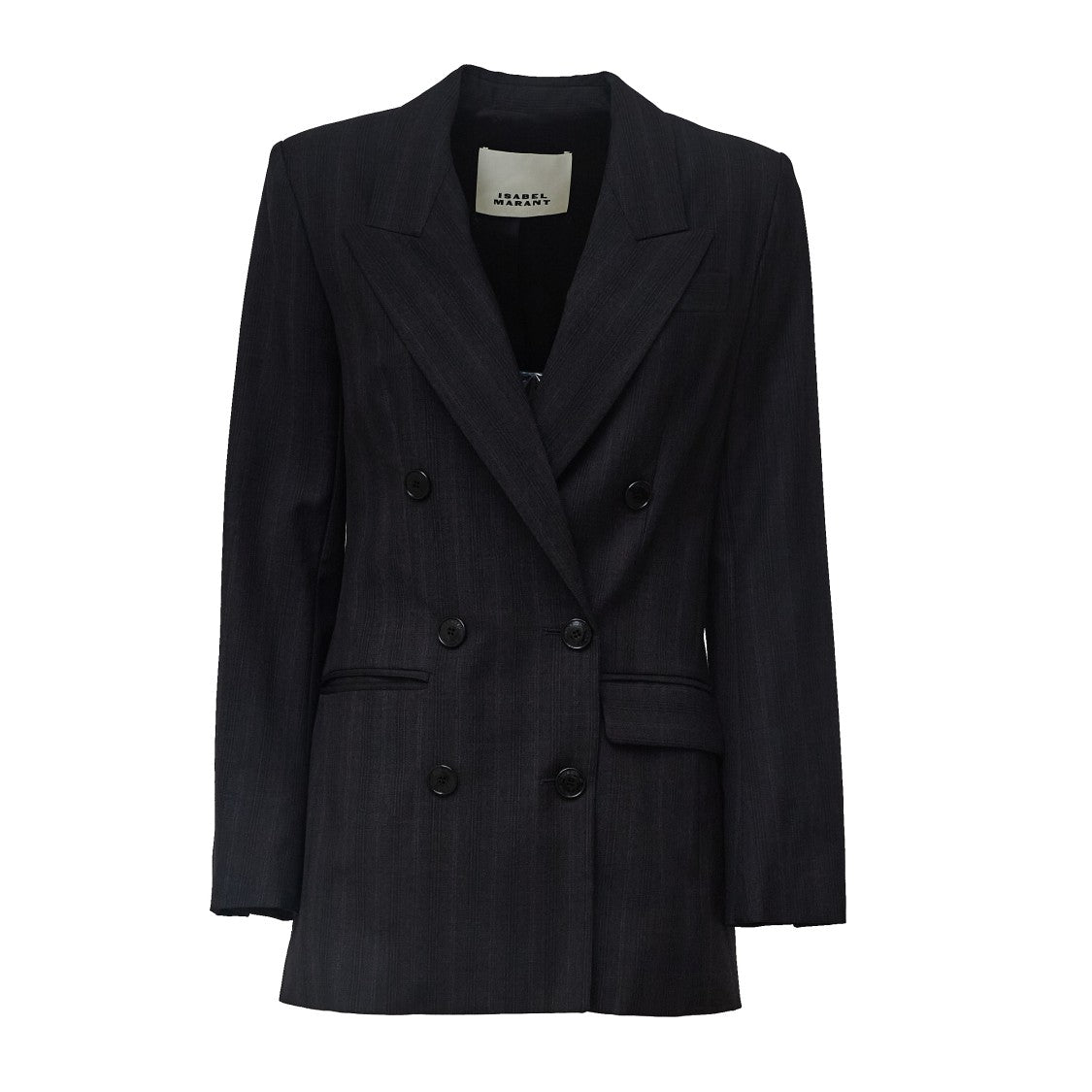 Isabel Marant Jevima Super 100 Double-Breasted Blazer