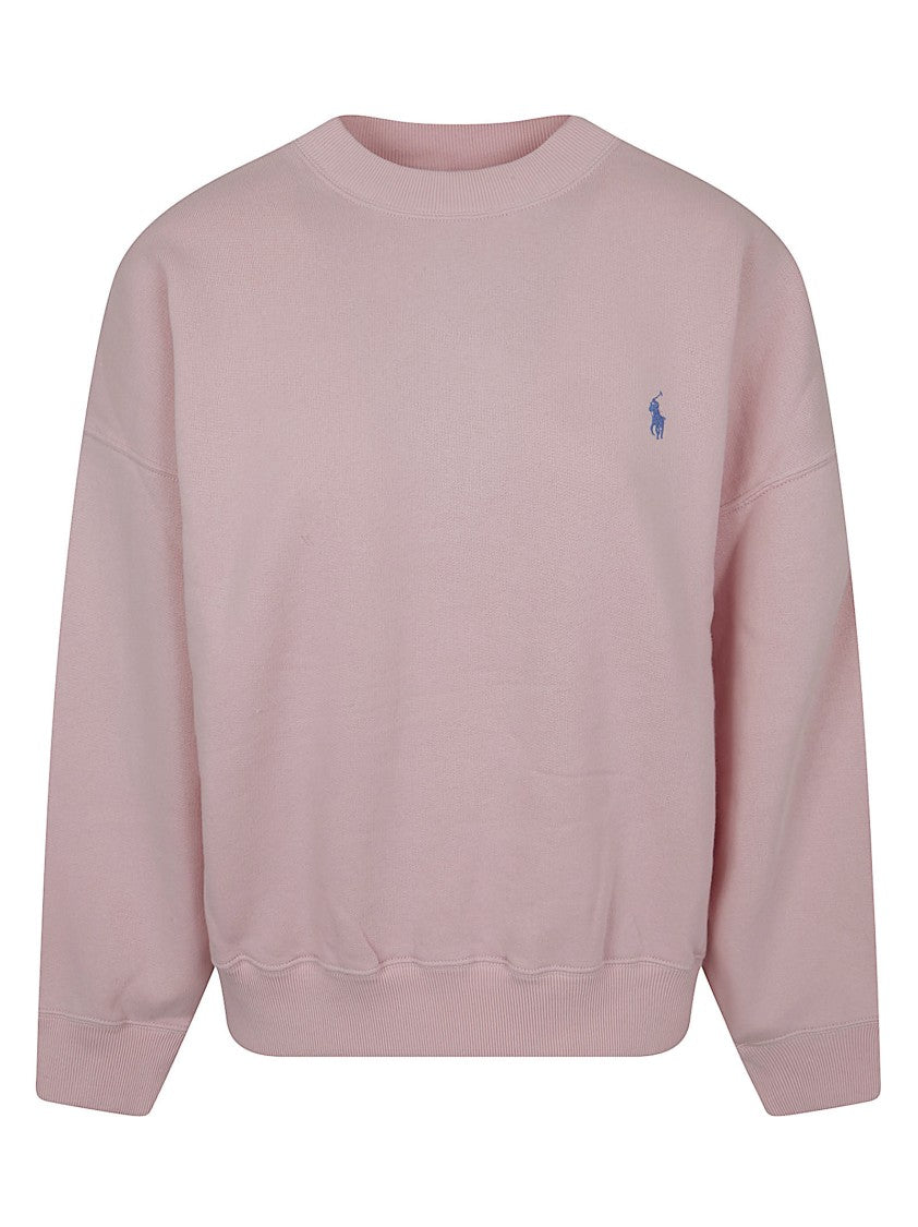 Polo Ralph Lauren Cropped Sweater With Embroidered Logo