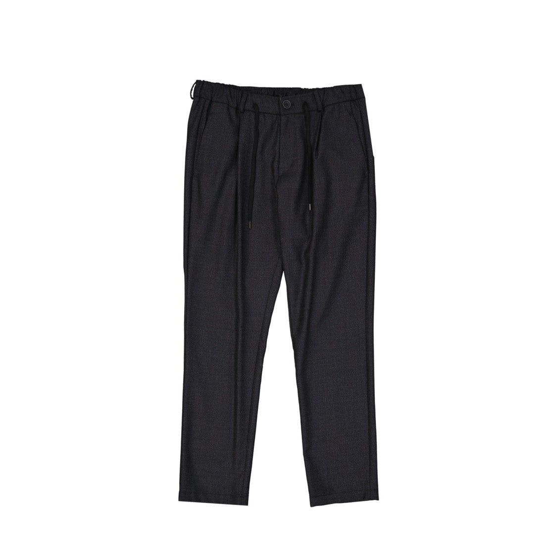 Herno Tailored Wool Pants With Drawstring Waist