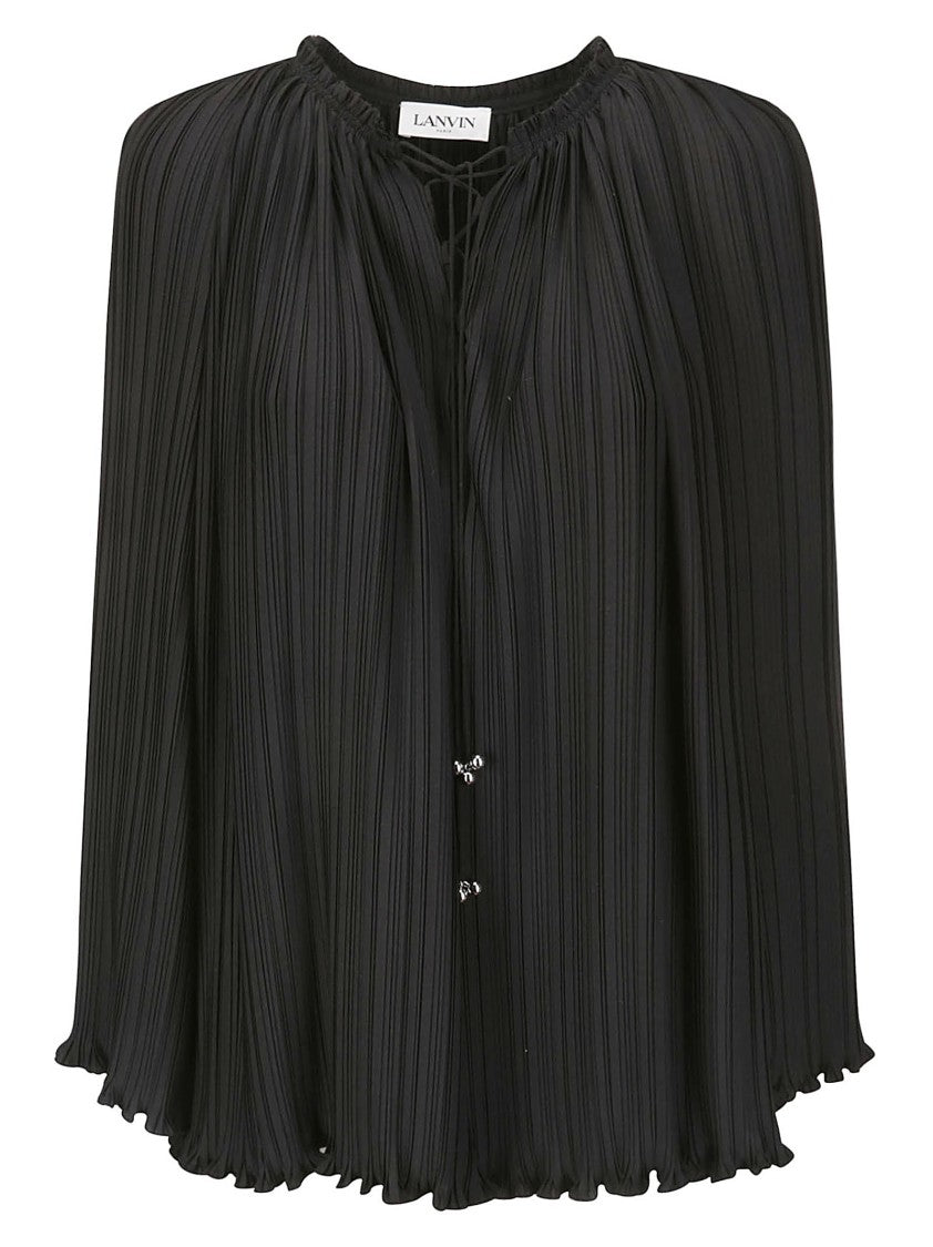 Lanvin Pleated Effect Blouse