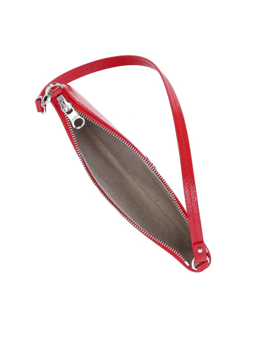 Courrèges Structured Red Bag With Minimalistic Design