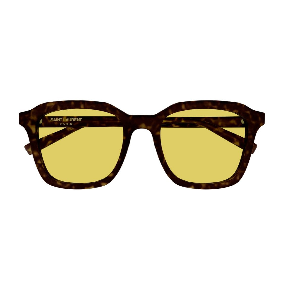 Saint Laurent Havana Sl 457 Acetate Square Sunglasses
