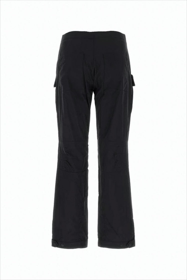 Fendi Cropped Straight-Leg Pants With Buckle Details And Cargo Pockets