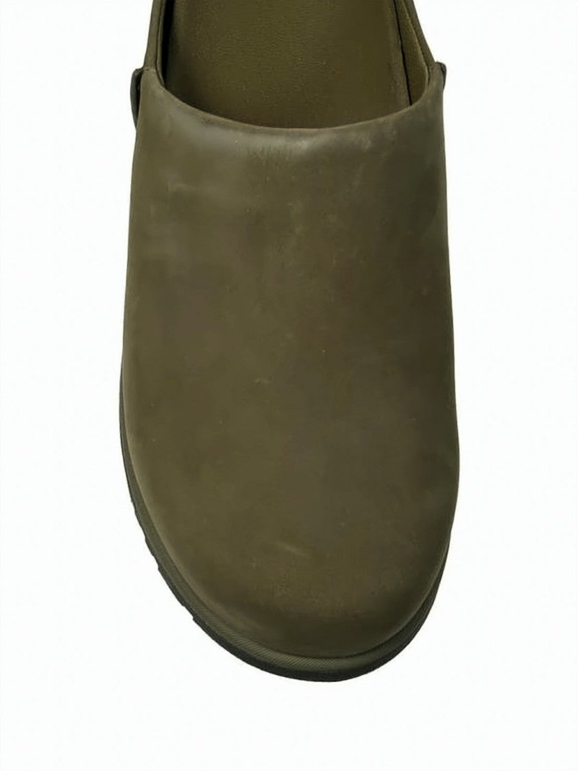 Ugg Smooth Leather Slip-On Mule With Eva Sole