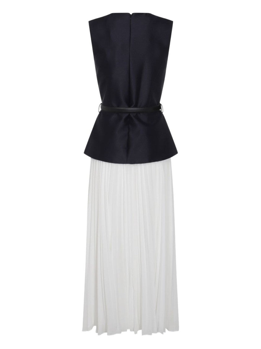 Self-Portrait Taffeta Midi Dress