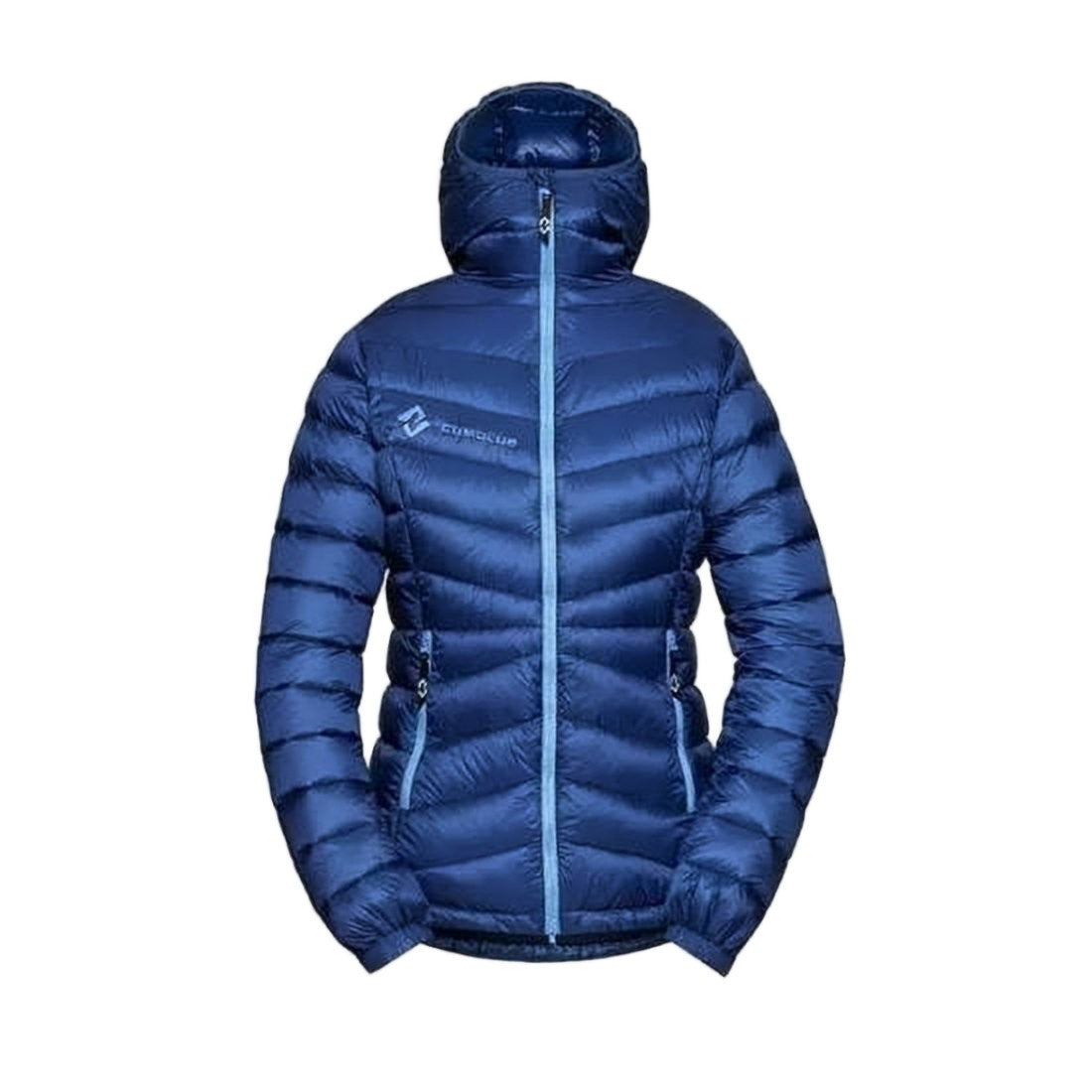 Cumulus Padded Blue Cumulus Jacket With High Collar