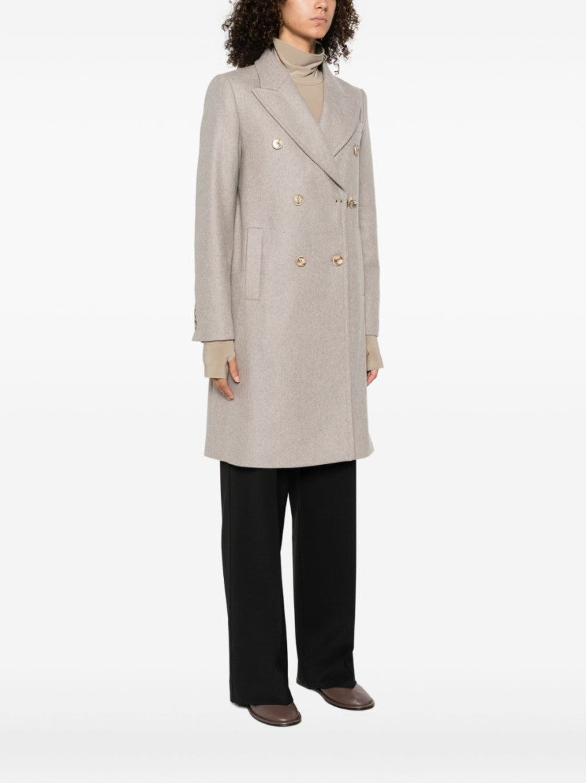 Fay Double-Breasted Wool And Cashmere Fay Coat