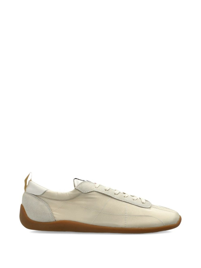 Kenzo Beige Silk And Nylon Lace Sneakers