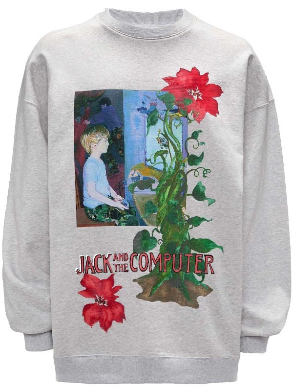 J. W. Anderson Graphic-Print Crew-Neck Sweatshirt