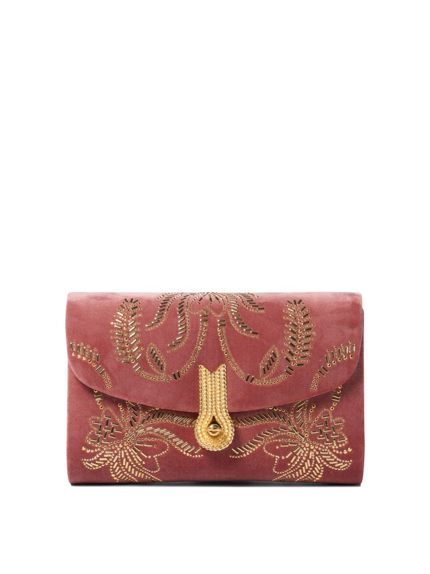 Amato Daniele Ornate Satin Crossbody Bag