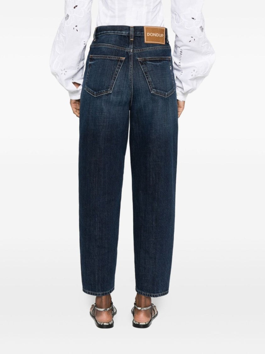 Dondup Straight-Leg Denim Jeans With Subtle Fading