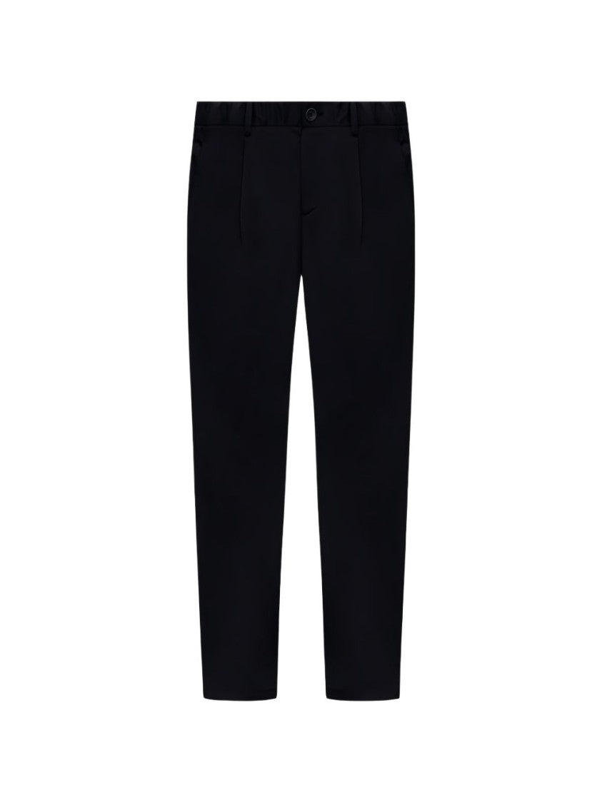 Herno Regular Fit Black Trousers
