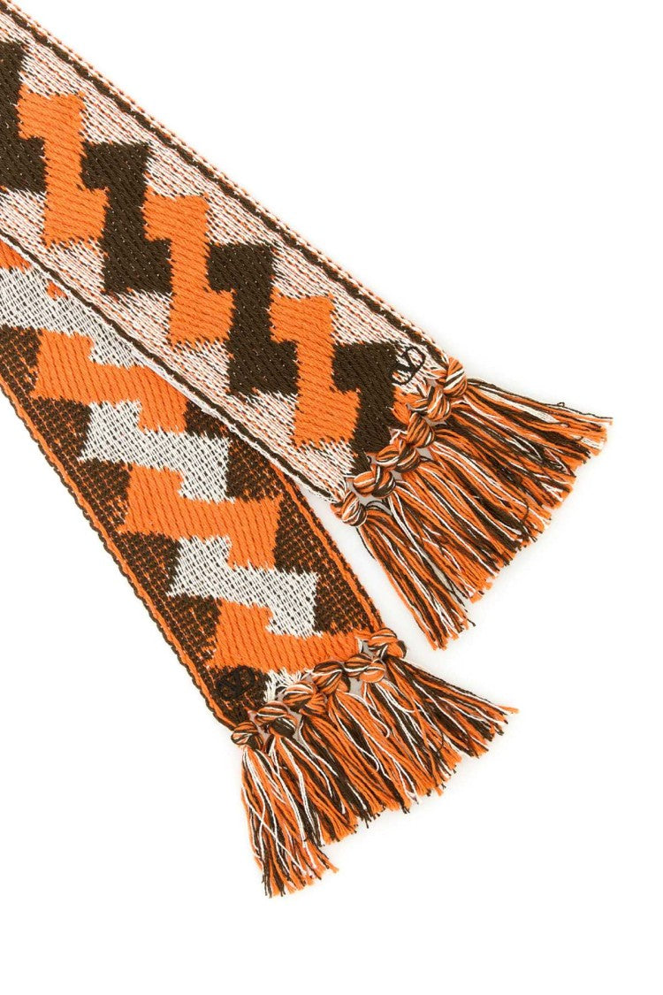 Valentino Garavani Embroidered Jacquard Scarf