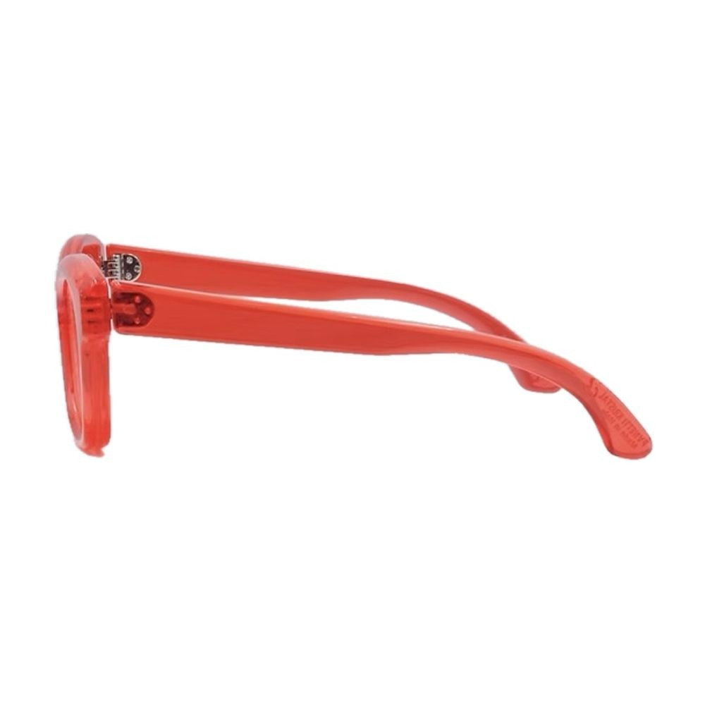 Panetti Eyewear Krystal Early Transparent Red Acrylic Sunglasses