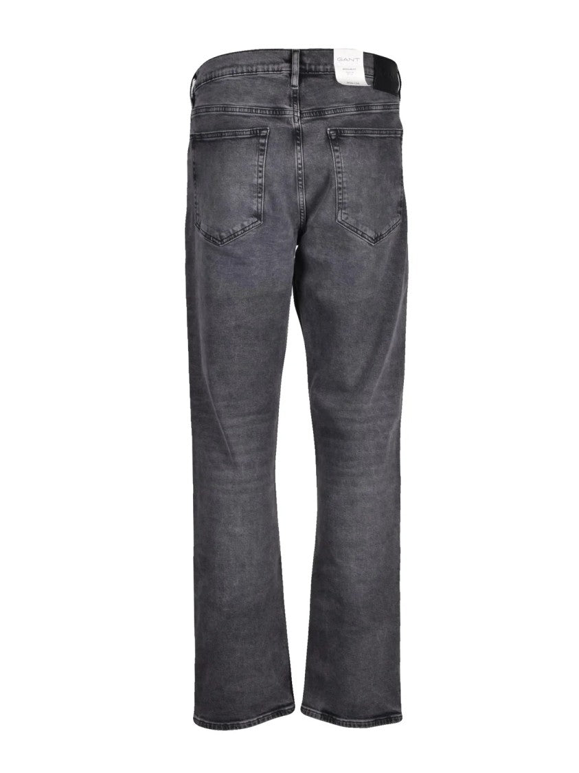 Gant Grey Regular Fit Denim Stretch Jeans
