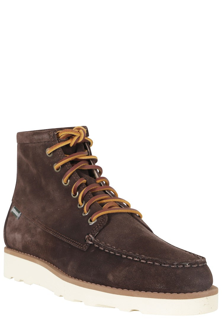 Sebago Dark Brown Tala Mid Navajo Suede Moccasin Boots