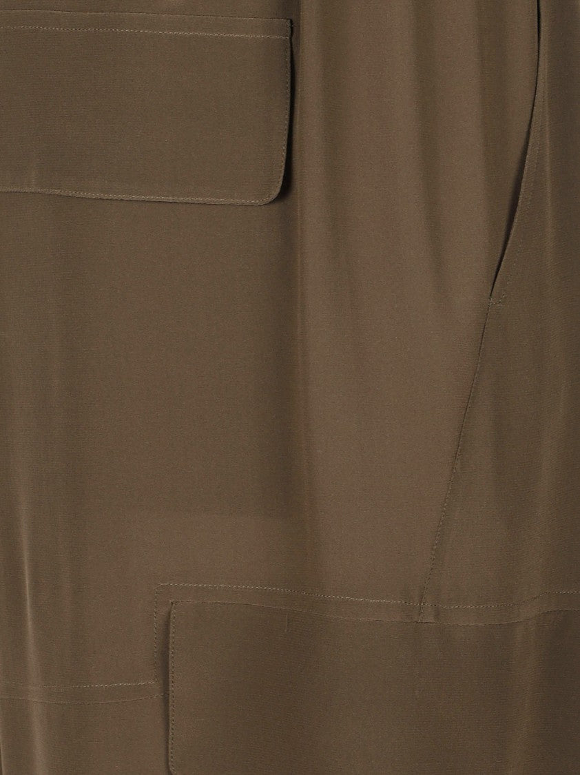 Petar Petrov Fluid Cargo Pants With Relaxed Fit