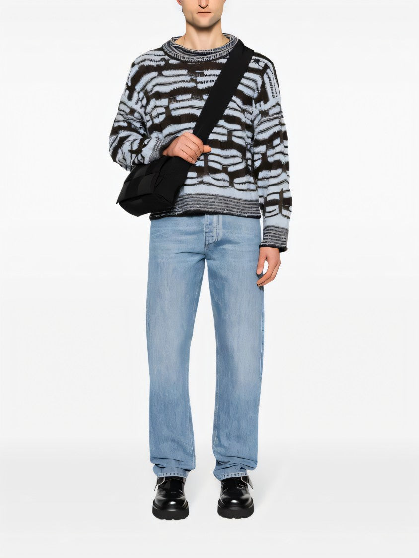 Bottega Veneta Classic Straight-Leg Denim Pants