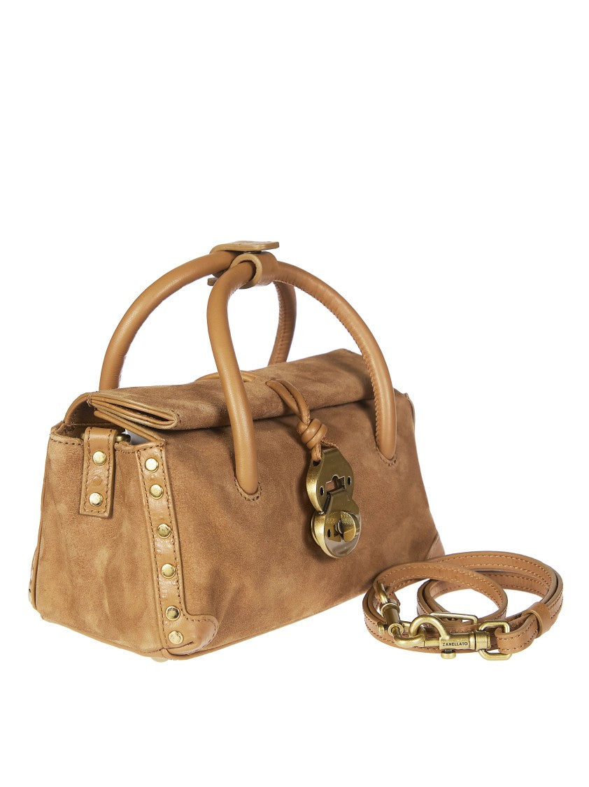 Zanellato Zashmere Cactus Baby Suede Handbag