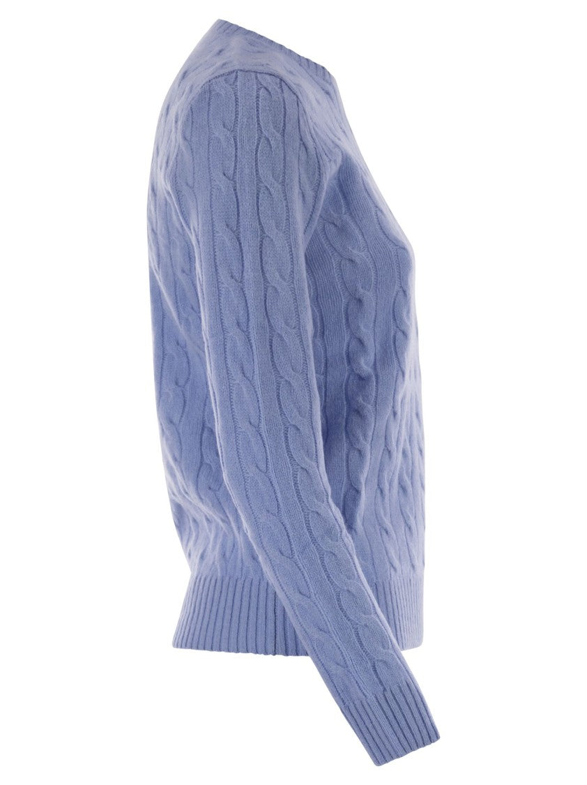 Polo Ralph Lauren Plaited Wool And Cashmere Crew-Neck