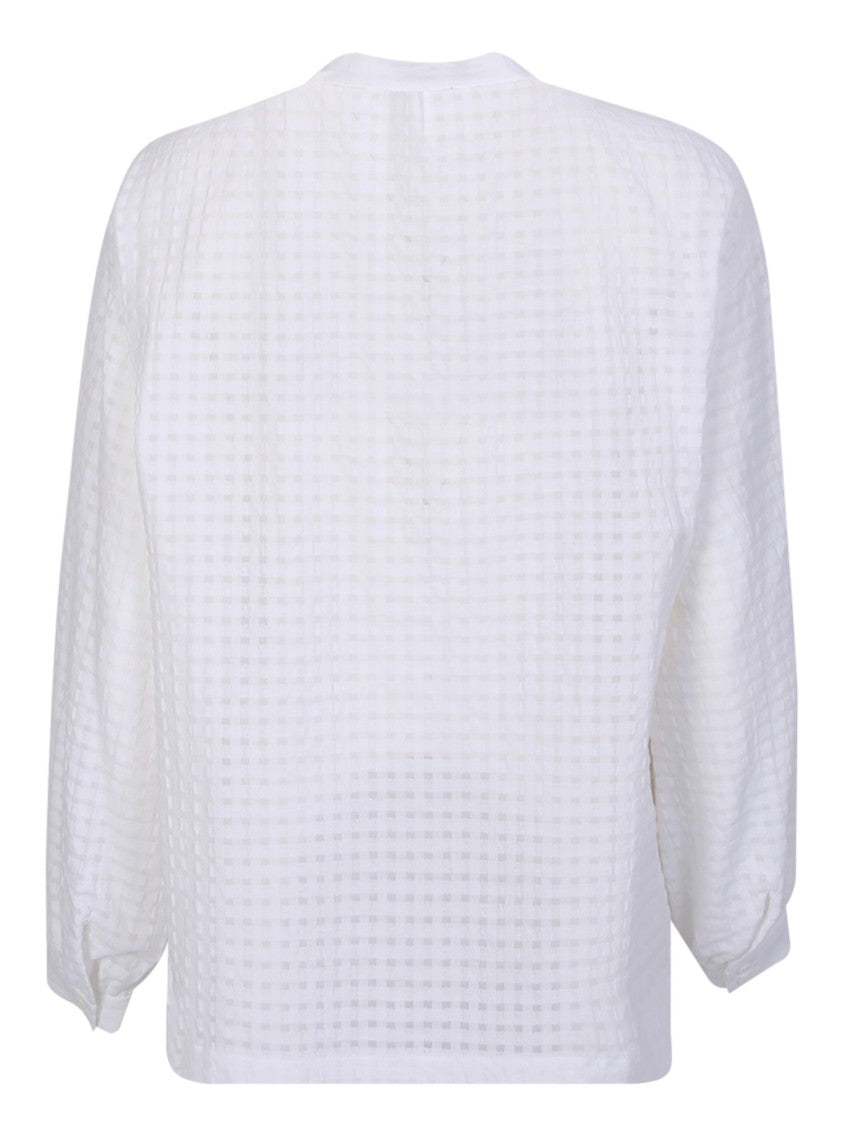 A.P.C. White Flora Blouse