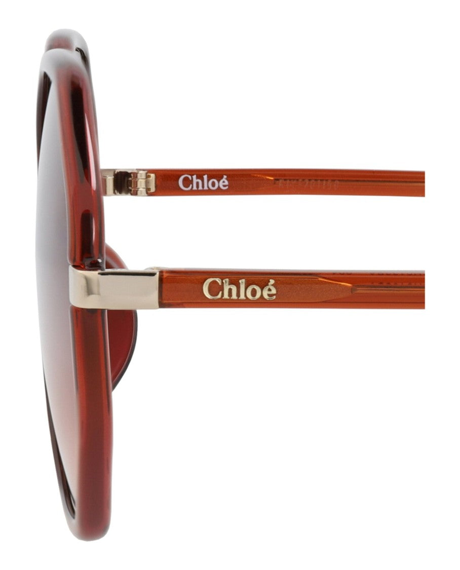 Chloé Round-Frame Bio Injection Sunglasses
