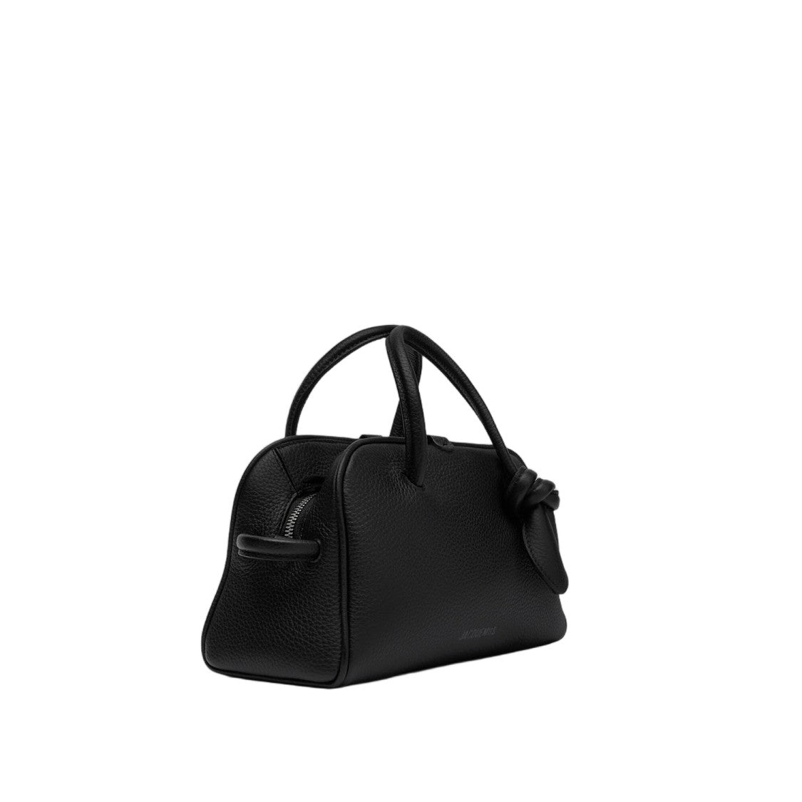 Jacquemus Embossed Leather Tote Bag With Bow Detail And Dual Handles