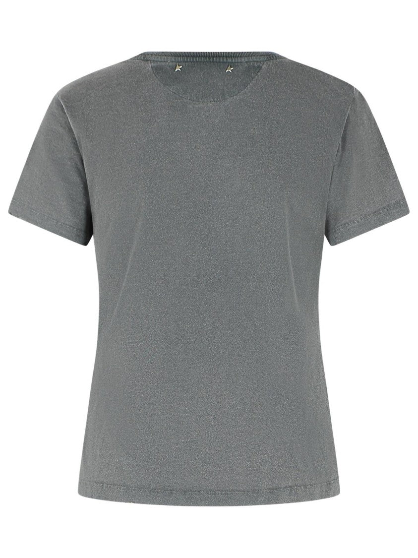 Golden Goose 'Doris' Slim Grey Cotton T-Shirt