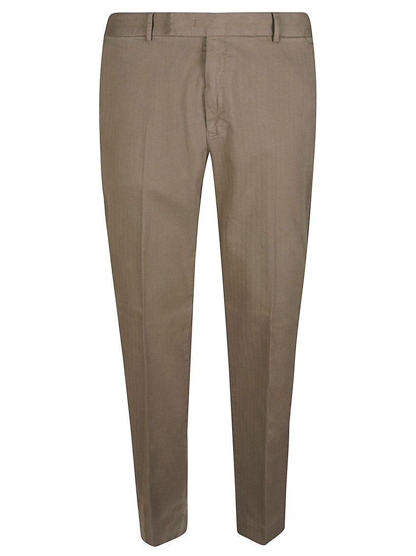 Pt Torino Rebel Slim Tailored Stretch-Cotton Pants