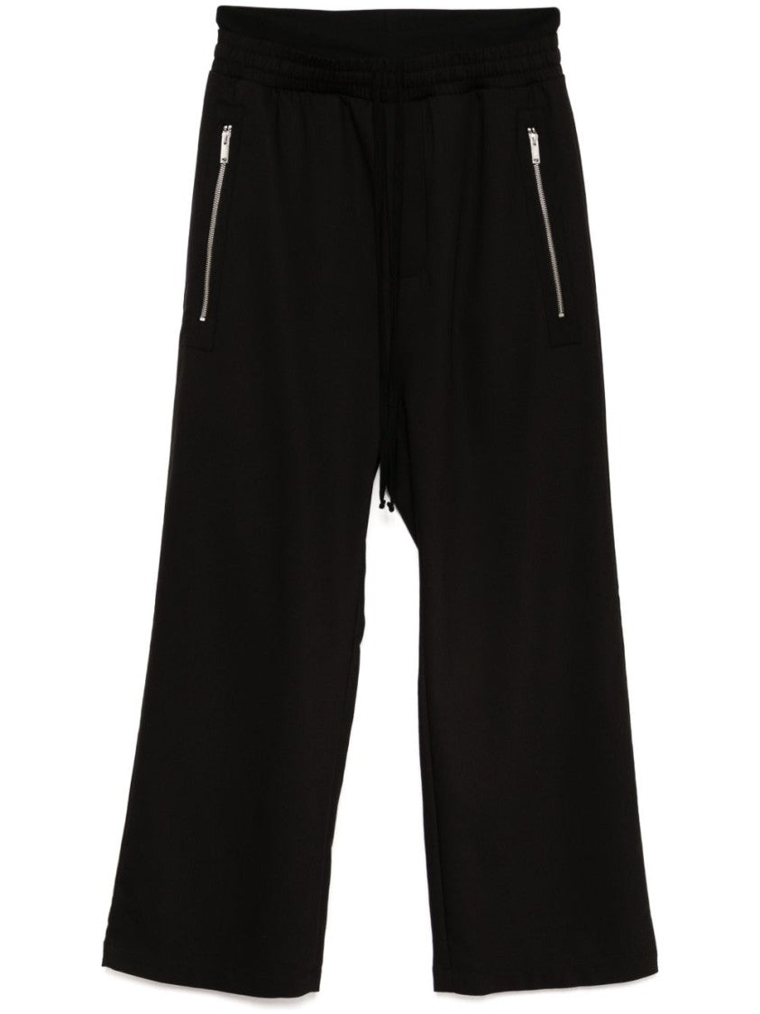 Thom Krom Relaxed Fit Black Cotton Trousers
