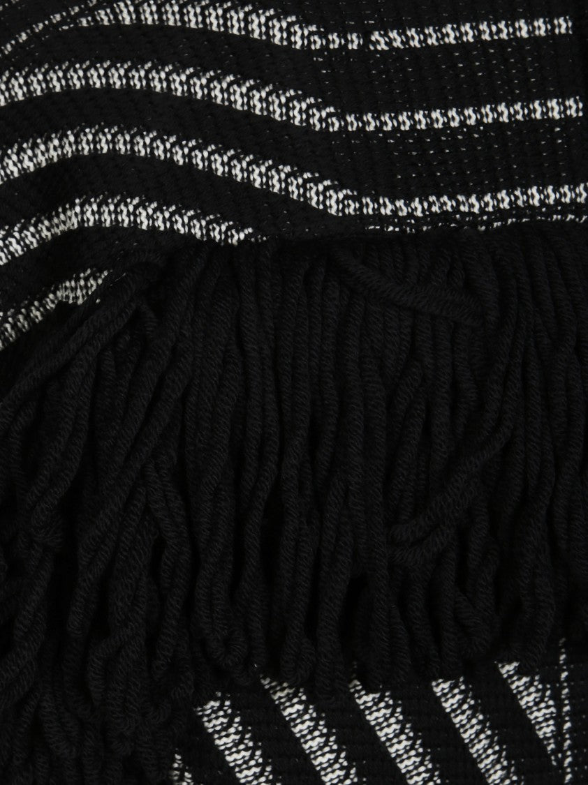 Golden Goose Cropped Striped Cardigan