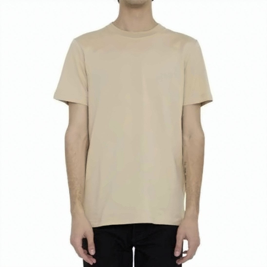 Christian Dior Short-Sleeved Cotton T-Shirt With Discreet Logo Detail