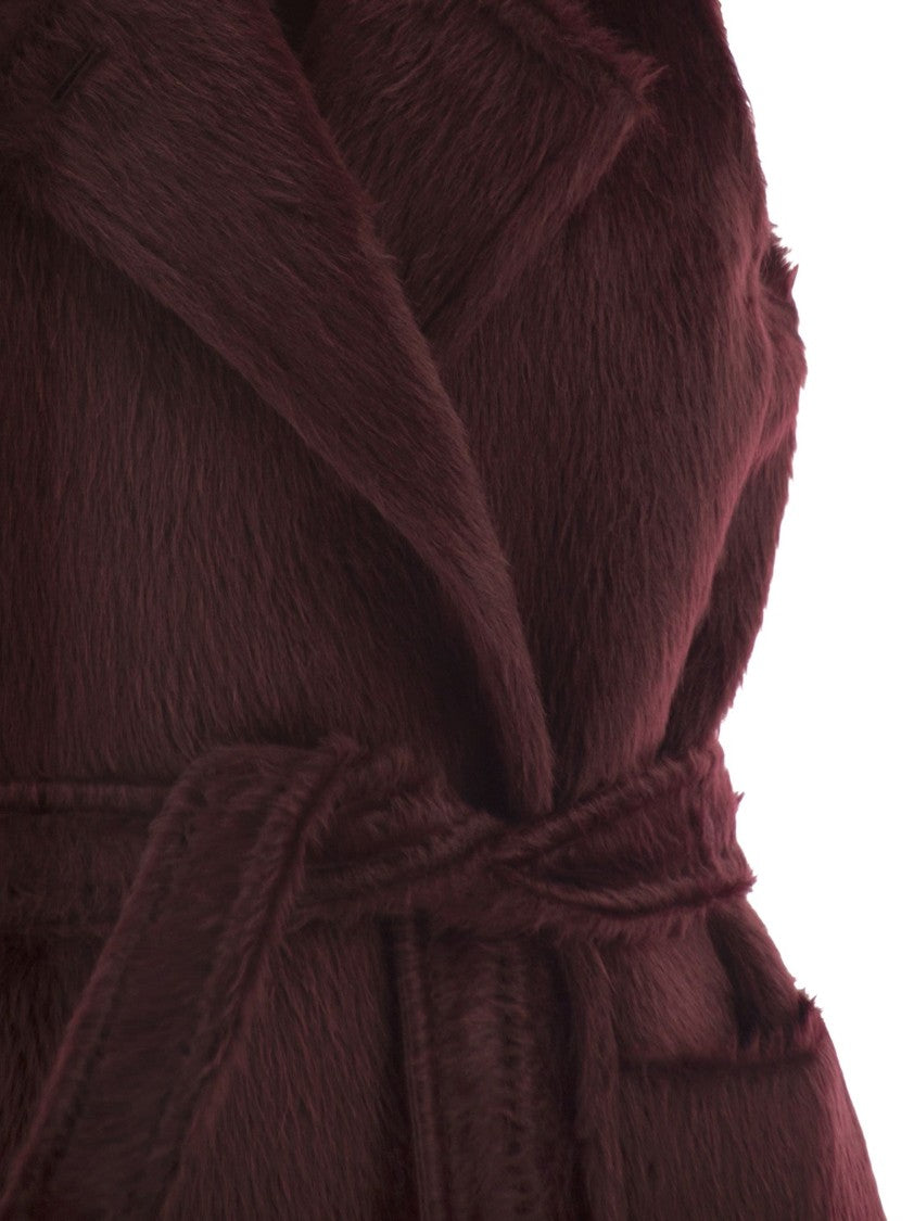 Max Mara Abbozzi1234 - Sleeveless Coat In Alpaca And Wool