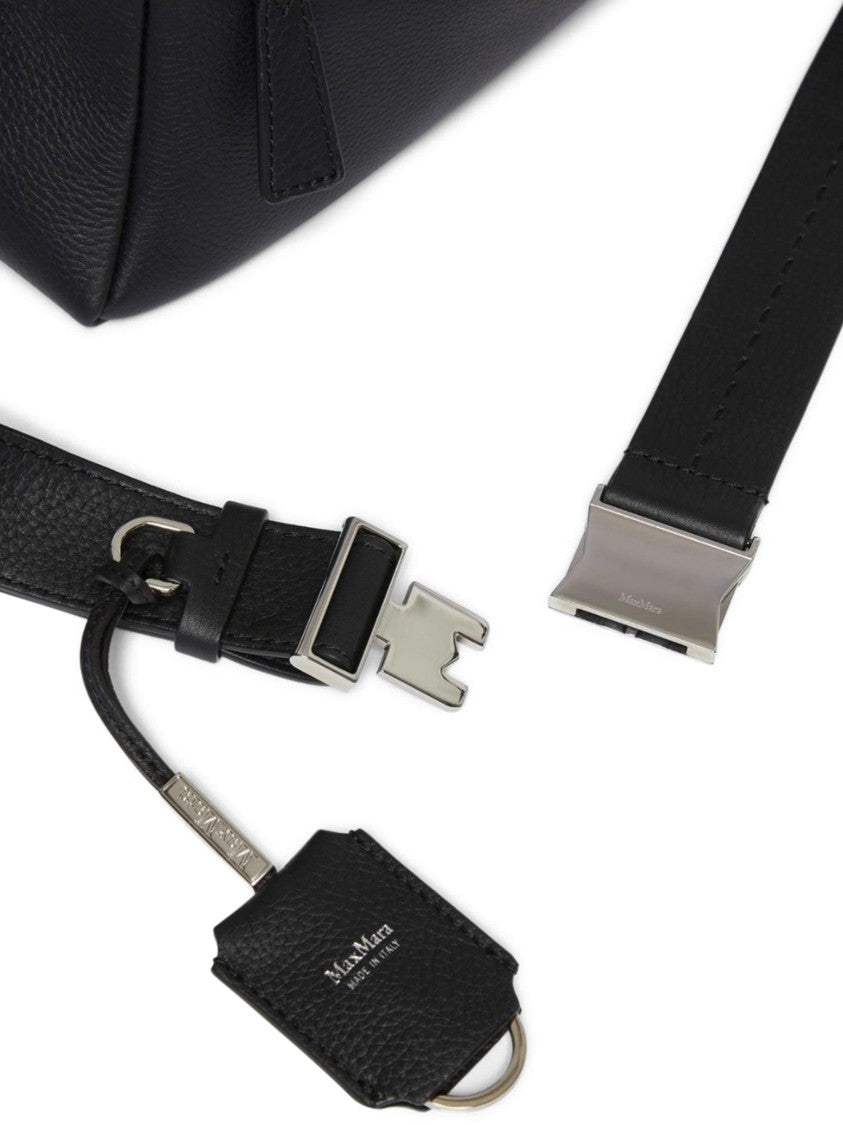 Max Mara Elongated Shoulder Bag In Smooth Calf Leather