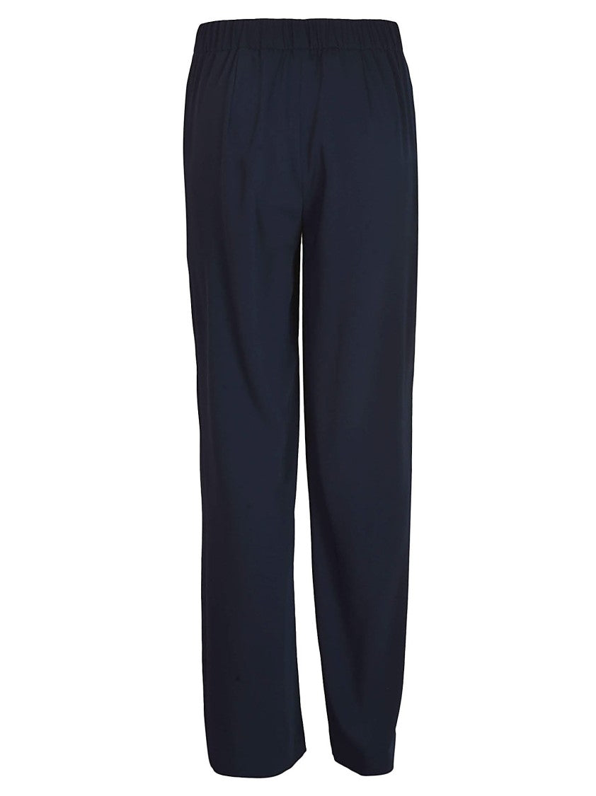 P.A.R.O.S.H. Relaxed Fit Straight Leg Pants With Elasticated Waistband