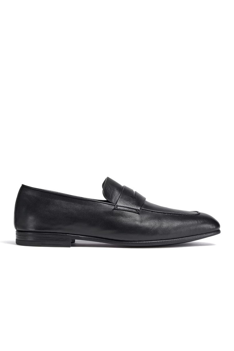 Zegna Agneau Leather L’Asola Moccasins