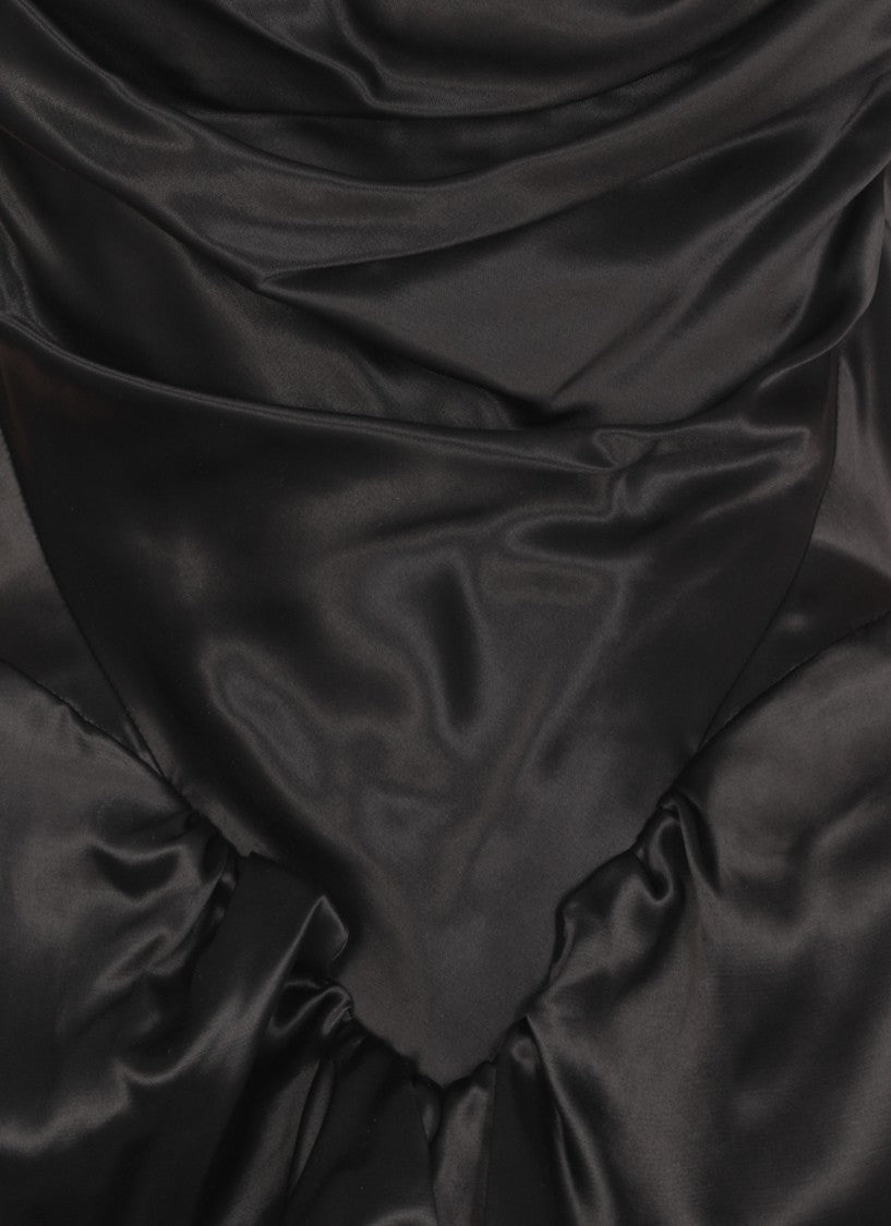 Vivienne Westwood Black Viscose Dress With Vent