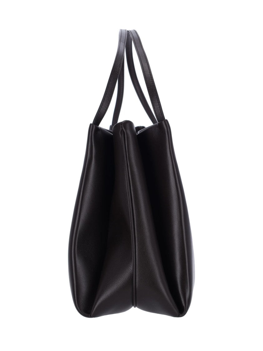Ferragamo "Gancini" Tote Bag – Black