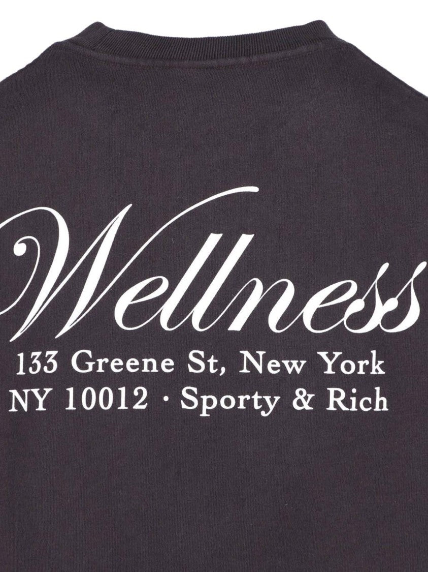 Sporty And Rich Brown Soho Cotton Crewneck Sweatshirt